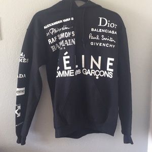 Black “Not For Sale Brand” Designer Named Hoodie